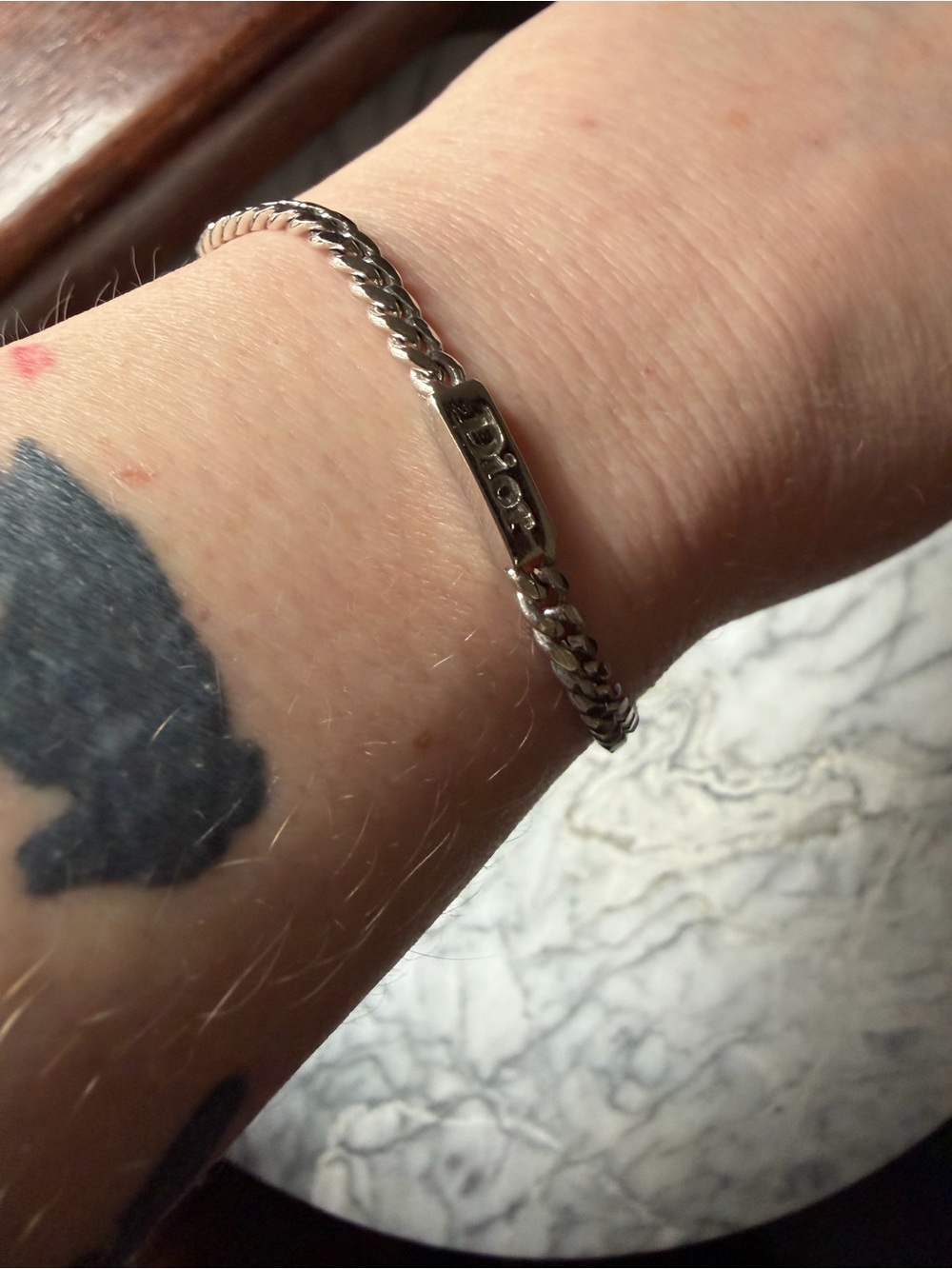 DIOR Silver Chain Bracelet - Picture 4 of 6